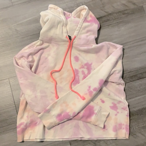 Wild Fable Cropped Tie Dye Hoodie